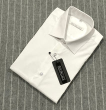 Load image into Gallery viewer, R P SHIRT / MENS / WHITE / BLACK / NECK 14” TO 20” / SLEEVES 32” TO 37”