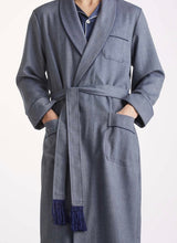 Load image into Gallery viewer, ROBES / SMOKING JACKETS / PAJAMAS / MEN / WOMEN / PURE LUXURY CASHMERE MADE IN ENGLAND / 30 COLORS / CUSTOM BESPOKE HAND MADE / FROM