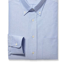 Load image into Gallery viewer, R P SHIRT / CLASSIC BUTTON DOWN OXFORD CLOTH / WHITE AND BLUE / MONOGRAMS