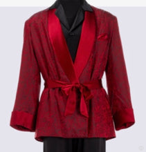 Load image into Gallery viewer, R P ROBES / PAJAMAS / SMOKING JACKETS / MEN / WOMEN / SILK / WOOL / JACQUARD / 25 LUXURY FABRICS / CUSTOM BESPOKE HAND MADE / FROM