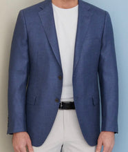 Load image into Gallery viewer, R P SPORTS JACKET / BLUE / SILK & WOOL / CONTEMPORARY FIT