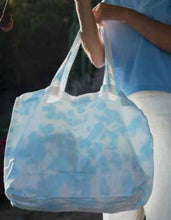 Load image into Gallery viewer, R P MALIBU BEACH TOTE BAG / HAND PAINTED / 2 DESIGNS / EXTRA LARGE CANVAS / MADE IN CALIFORNIA