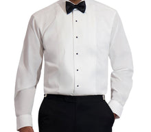 Load image into Gallery viewer, R P SHIRT / WOMENS / WHITE / FORMAL EVENING / CLASSIC COLLAR / PLEATED / SIZES 2 TO 3O