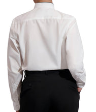 Load image into Gallery viewer, R P SHIRT / WOMENS / WHITE / BAND COLLAR WITH BLACK TRIM / EXTRA SMALL TO 5 EXTRA LARGE