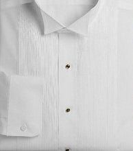 Load image into Gallery viewer, R P SHIRT / WOMENS / WHITE / WING COLLAR / PIN TUCK PLEATED / CLASSIC STYLE / SIZES 2 TO 3O