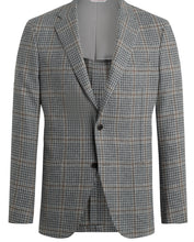 Load image into Gallery viewer, R P SPORTS JACKET / SOFT JACKET / GREY HOUNDSTOOTH WINDOWPANE / CONTEMPORARY FIT / WOOL