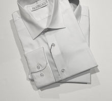 Load image into Gallery viewer, R P SHIRT / MENS / WHITE / BLACK / NECK 14” TO 20” / SLEEVES 32” TO 37”