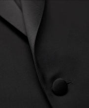 Load image into Gallery viewer, R P TUXEDO BLACK / SATIN TRIM / CLASSIC SHAWL LAPEL / CONTEMPORARY FIT