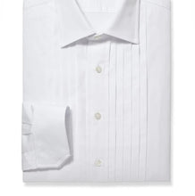 Load image into Gallery viewer, R P SHIRT / TUXEDO WIDE PLEATS / BUTTONS OR STUD FRONT / MONOGRAMS