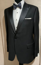 Load image into Gallery viewer, R P TUXEDO BLACK / SATIN TRIM / PEAK LAPEL / SLIM FIT