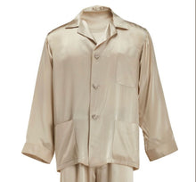 Load image into Gallery viewer, R P DESIGNS / SILK PAJAMAS / ROBES / SMOKING JACKETS / HAND MADE / 100 COLORS / MEN / WOMEN / CHILDREN / FROM