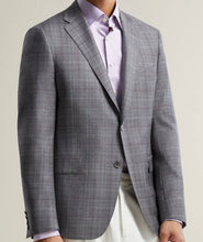 Load image into Gallery viewer, R P SPORTS JACKET / GREY WINDOWPANE / CONTEMPORARY FIT / FINE WOOL