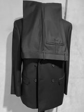 Load image into Gallery viewer, R P SUIT / DOUBLE BREASTED / BLACK / DEEP FRENCH BLUE / MEDIUM GREY / CLASSIC FIT / MICROFIBER / 36 TO 54 / REG / LONG / SHORT