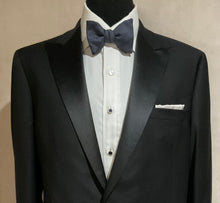 Load image into Gallery viewer, R P TUXEDO BLACK / SATIN TRIM / PEAK LAPEL / SLIM FIT