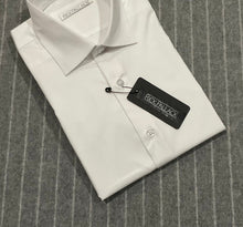 Load image into Gallery viewer, R P SHIRT / MENS / WHITE / BLACK / NECK 14” TO 20” / SLEEVES 32” TO 37”