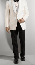 Load image into Gallery viewer, R P IVORY DINNER JACKET / SHAWL LAPEL / WOOL BLEND / 35 TO 48 / REG / SHORT / LONG