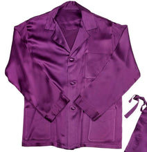 Load image into Gallery viewer, R P DESIGNS / SILK PAJAMAS / ROBES / SMOKING JACKETS / HAND MADE / 100 COLORS / MEN / WOMEN / CHILDREN / FROM