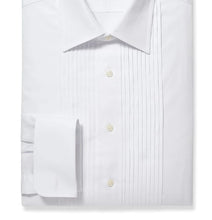 Load image into Gallery viewer, R P SHIRT / TUXEDO NARROW PLEATS / BUTTONS OR STUD FRONT / MONOGRAMS