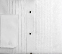 Load image into Gallery viewer, R P SHIRT / WOMENS / WHITE / FORMAL EVENING / CLASSIC COLLAR / PLEATED / SIZES 2 TO 3O