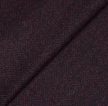 Load image into Gallery viewer, R P SPORTS JACKET / LORO PIANA / BURGUNDY HERRINGBONE / CLASSIC FIT / WOOL & CASHMERE