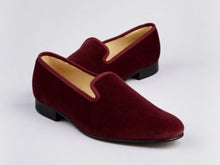 Load image into Gallery viewer, R P VELVET SMOKING JACKETS / ROBES / PAJAMAS / MEN / WOMEN / 15 ELEGANT COLORS / CUSTOM BESPOKE HAND MADE / FROM