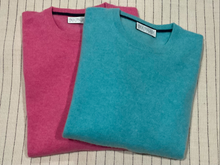 Load image into Gallery viewer, R P LUXURY 100% CASHMERE SWEATER / CREW NECK / 20 COLORS / S TO XXL