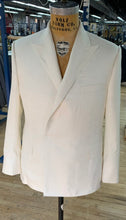 Load image into Gallery viewer, R P IVORY DINNER JACKET / LORO PIANA / WOOL / CASHMERE / CUSTOM BESPOKE / MADE TO MEASURE / MADE TO ORDER / ALL STYLES, DESIGNS & SIZES / FABRICS MADE IN ITALY & ENGLAND / FROM