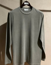 Load image into Gallery viewer, R P LUXURY T-SHIRT / GARMENT DYED / CREW NECK / LONG SLEEVE / UNISEX / 100% COTTON / 4 COLORS / MADE IN CALIFORNIA / S TO XXX-L