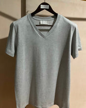 Load image into Gallery viewer, R P LUXURY T-SHIRT / V-NECK / 100% COTTON / BLACK / GREY / WHITE / MADE IN CALIFORNIA / S TO XXL