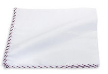 Load image into Gallery viewer, R P POCKET SQUARE / HAND ROLLED STITCHED IN ITALY / 10 COLORS