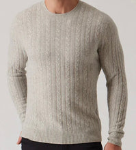 Load image into Gallery viewer, R P CABLE 100% CASHMERE LUXURY SWEATER / CREW NECK / 9 COLORS / S TO XXL