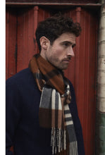 Load image into Gallery viewer, R P SCARF / PURE CASHMERE / MADE IN ENGLAND / WIDE SIZE / MEN / WOMEN
