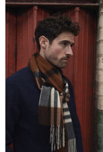 Load image into Gallery viewer, R P SCARF / PURE CASHMERE / MADE IN ENGLAND / WIDE SIZE / MEN / WOMEN