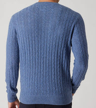 Load image into Gallery viewer, R P CABLE 100% CASHMERE LUXURY SWEATER / CREW NECK / 9 COLORS / S TO XXL