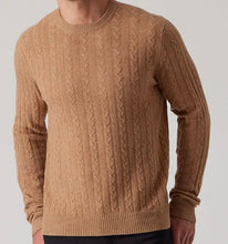 Load image into Gallery viewer, R P CABLE 100% CASHMERE LUXURY SWEATER / CREW NECK / 9 COLORS / S TO XXL