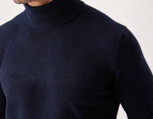 Load image into Gallery viewer, R P LUXURY TURTLENECK / 100% CASHMERE / BLACK / GREY / NAVY / OATMEAL / INK BLUE / S TO XXL