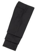 Load image into Gallery viewer, R P TUXEDO BLACK / MADE IN ITALY / GROSGRAIN TRIM / NOTCH LAPEL / 2 BUTTON / MODERN CLASSIC FIT