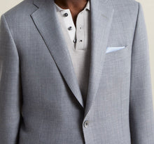 Load image into Gallery viewer, R P SPORTS JACKET / LIGHT GREY / WOOL SILK LINEN / HARRINGBONE / CLASSIC FIT