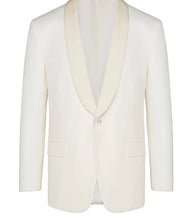 Load image into Gallery viewer, R P IVORY DINNER JACKET / IVORY SATIN SHAWL LAPEL / 34 TO 64 / REG / SHORT / LONG / EXTRA LONG