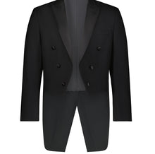 Load image into Gallery viewer, R P TUXEDO FORMAL TAILS / BLACK / 100% WOOL / 34 TO 54 / REG / LONG / SHORT