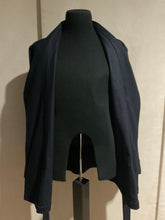 Load image into Gallery viewer, R P SMOKING JACKET / NAVY BLUE / CASHMERE & WOOL / LARGE - EXTRA LARGE / MADE IN ITALY