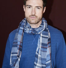 Load image into Gallery viewer, R P SCARF / FINE CASHMERE & SILK LIGHTWEIGHT / MADE IN ENGLAND / MEN / WOMEN