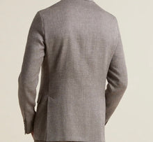 Load image into Gallery viewer, R P SPORTS JACKET / LIGHT BROWN / WOOL LINEN SILK / CONTEMPORARY FIT