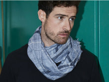 Load image into Gallery viewer, R P SCARF / FINE CASHMERE & SILK LIGHTWEIGHT / MADE IN ENGLAND / MEN / WOMEN