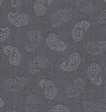 Load image into Gallery viewer, R P GREY PAISLEY DINNER JACKET / WOOL & SILK / MADE TO ORDER