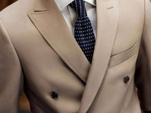 Load image into Gallery viewer, R P IVORY DINNER JACKET / LORO PIANA / WOOL / CASHMERE / CUSTOM BESPOKE / MADE TO MEASURE / MADE TO ORDER / ALL STYLES, DESIGNS & SIZES / FABRICS MADE IN ITALY & ENGLAND / FROM