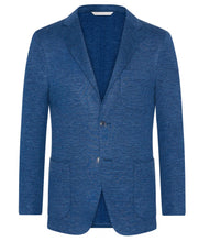 Load image into Gallery viewer, R P SOFT JACKET / LORO PIANA / BLUE KNIT / WOOL SILK LINEN / 38 TO 48