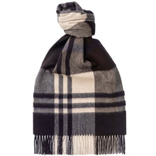 Load image into Gallery viewer, R P SCARF / PURE CASHMERE / MADE IN ENGLAND / WIDE SIZE / MEN / WOMEN
