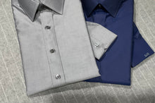 Load image into Gallery viewer, R P DESIGNS EXCLUSIVE SHIRTS / SOLID NAVY / GREY / BURGUNDY