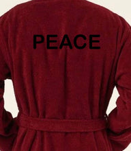Load image into Gallery viewer, R P LUXURY ROBE / COTTON TERRY / MEN / WOMEN / BLACK / NAVY / WHITE / GREY / BURGUNDY / SMALL TO XX-LARGE / MONOGRAMS